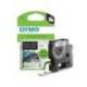 Cinta Dymo D1 nylon negro y amarillo 12mm x 3,5 mt