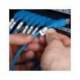Cinta marca Dymo rhino nylon flexible blanco/negro