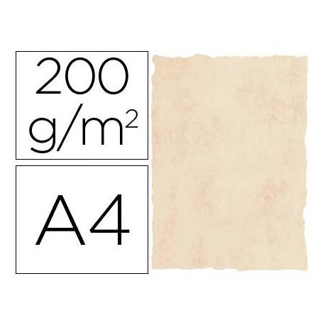 Cartulina pergamino DIN A4 color beige marmol