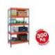Estantería AR Storage metálica con 5 estantes 300 kg