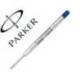 Recambio boligrafo Parker azul fino.