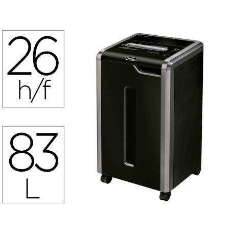Destructora de documentos Fellowes 325i negra
