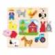Puzzle a partir de 1 año Siluetas Granja Goula