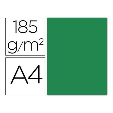 Cartulina Guarro din A4 verde amazona 185 gr paquete 50 hojas