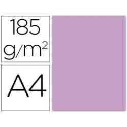 Cartulina Guarro din A4 lila 185 gr paquete 50 hojas