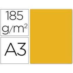 Cartulina Guarro din A3 oro 185 gr paquete 50 hojas