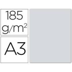 Cartulina Guarro din a3 gris plomo 185 gr paquete 50 hojas