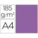 Cartulina Guarro din a4 violeta 185 gr paquete 50 hojas