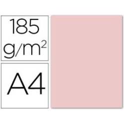 Cartulina Guarro din a4 rosa 185 gr paquete 50 hojas