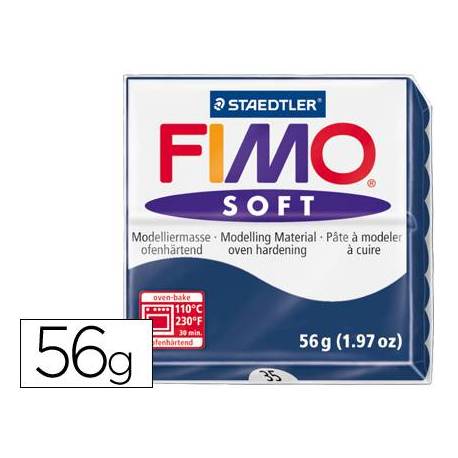 Pasta para modelar Staedtler Fimo Soft azul windsor 56 gr
