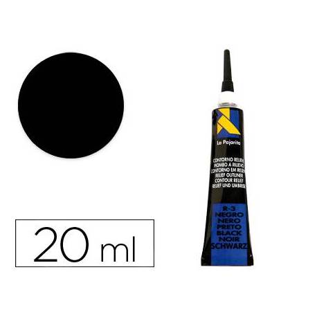 Pasta relieve La Pajarita 20 ml color negro