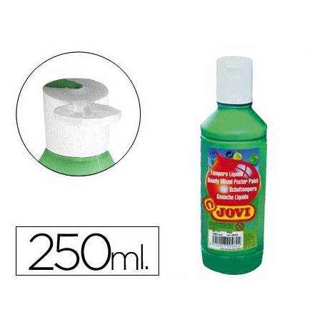 Tempera liquida JOVI color verde oscuro 250 cc
