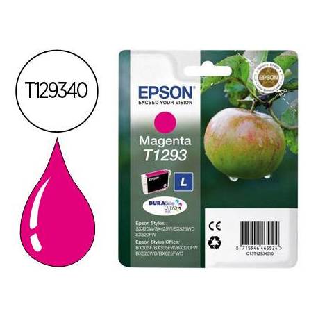 CARTUCHO INK-JET EPSON T1293 COLOR MAGENTA C13T12934012