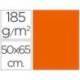 Cartulina Guarro naranja mandarina 50x65 cm 185 grs