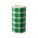 Gomets Apli circulares color verde 20mm