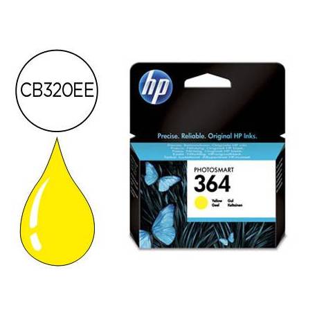 CARTUCHO INK-JET HP 364 COLOR AMARILLO CB320EE