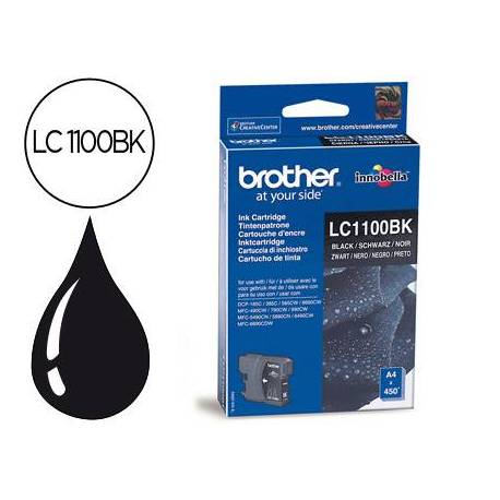 Cartucho Brother LC-1100BK Negro