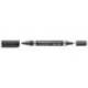 Rotulador Permanente Staedtler Lumocolor Dúo 348 Color Negro Doble Punta