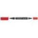 Rotulador Permanente Staedtler Lumocolor Dúo 348 Color Rojo Doble Punta