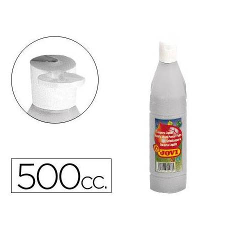 Tempera liquida Jovi color plata 500 cc
