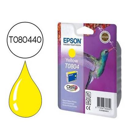 CARTUCHO INK-JET EPSON T0804 COLOR AMARILLO C13T08044011