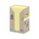 Bloc de notas adhesivas quita y pon recicladas en torre post-it 38 x 51 mm 24 blocs 653 papel reciclado