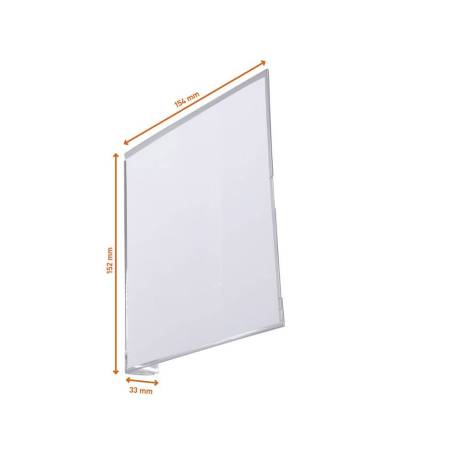 SEÑAL DE PASILLO ADHESIVA DURABLE 149X149 MM VERTICAL PACK DE 10 UNIDADES
