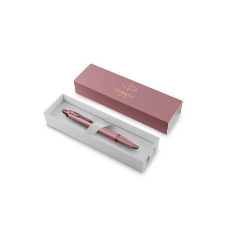 BOLIGRAFO PARKER IM POINTE MOYENNE MAUVE ROSA/COBRE