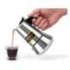 CAFETERA ITALIANA ORBEGOZO ACERO INOXIDABLE 4 TAZAS APTA PARA TODO TIPO DE COCINAS