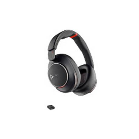 AURICULARES POLY INALAMBRICO VOYAGER SURROUND 85 UC + ADAPTADOR USB-C/A + SOPORTE DE CARGA
