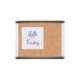 PIZARRA CORCHO BI-OFFICE INKA RECICLADO MARCO DE ALUMINIO 280X216 CM