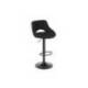 TABURETE ALTO ROCADA CON ASIENTO Y RESPALDO BAJO TAPIZADO TELA IGNIFUGA BASE METALICA CON REPOSAPIES COLOR