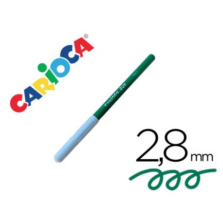 ROTULADOR CARIOCA JOY VERDE CAJA DE 24 UNIDADES