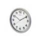 RELOJ MAUL STEP DE PARED REDONDO 40 CM DIAMETRO ELECTRICO COLOR PLATA