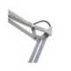 LAMPARA DE ESCRITORIO MAUL STUDY CON PINZA COLOR PLATA 170X440X350 MM