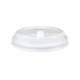 TAPA PARA VASO BUNZL 190 ML POLIESTIRENO CON ORIFICIO PAQUETE DE 100 UNIDADES