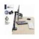 BRAZO PARA MONITOR LEITZ ERGO SPACESAVING GRIS OSCURO