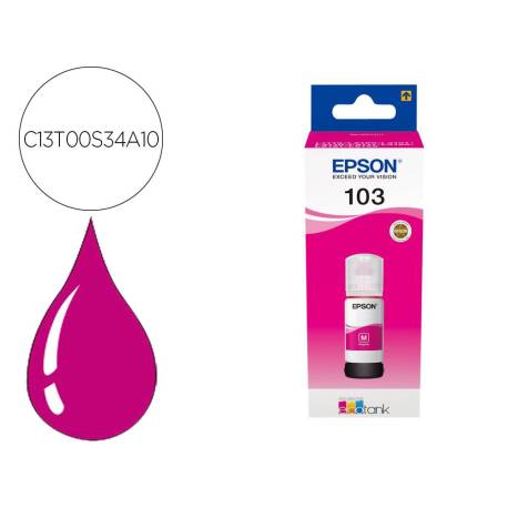 TINTA EPSON ECOTANK 103 COLOR MAGENTA C13T00S34A10