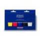 PINTURA ACRILICA L&B BOTE DE 80 ML CAJA DE 5 UNIDADES COLORES SURTIDOS