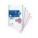 RECAMBIO OXFORD DIN A4 100 HOJAS + 20 HOJAS GRATIS 90GR HORIZONTAL 4 TALADROS CON BANDA COLORES PASTEL