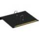 PORTACALENDARIO PLASTICO FAIBO PARA BLOC BUFETE 100% RECICLABLE COLOR NEGRO 160X33X190 MM
