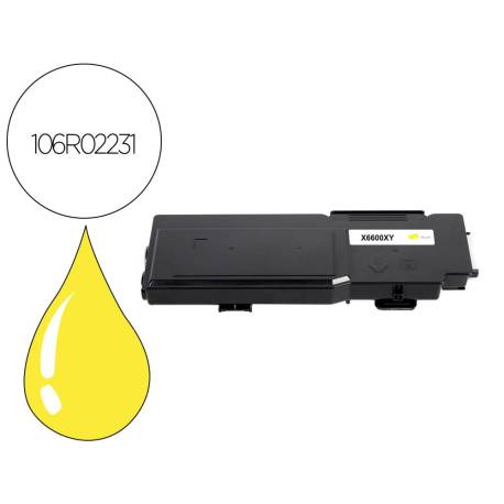 TONER XEROX 106R02230 PHASER 6600 / WORKCENTRE 6605 COLOR AMARILLO 106R02231