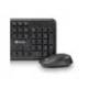 SET TECLADO Y RATON NGS ALLURE MULTIMEDIA INALAMBRICO USB NANO 2,4 GHZ COLOR NEGRO