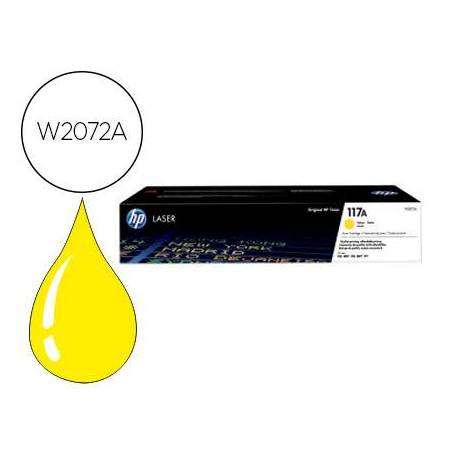 Toner HP 117A W2072A Amarillo