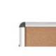 VITRINA DE ANUNCIOS BI-OFFICE FONDO CORCHO DE INTERIOR MARCO DE ALUMINIO 720X981 MM