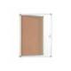 VITRINA DE ANUNCIOS BI-OFFICE FONDO CORCHO DE INTERIOR MARCO DE ALUMINIO 720X981 MM