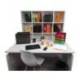 Papelera plastico Exacompta Ecoblack Negro de 15 litros