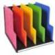 ORGANIZADOR DE ARMARIO EXACOMPTA MODULOTOP NEGRO MULTICOLOR VERTICAL 5 COMPARTIMENTOS 300X288X255 MM