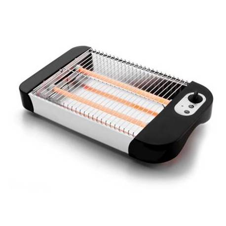 TOSTADOR LACOR PLANO POTENCIA 600W CON BANDEJA RECOGEMIGAS 36X21X6,5 CM