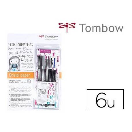 Set caligrafia Tombow Lettering Beginner para principiantes 6 piezas
